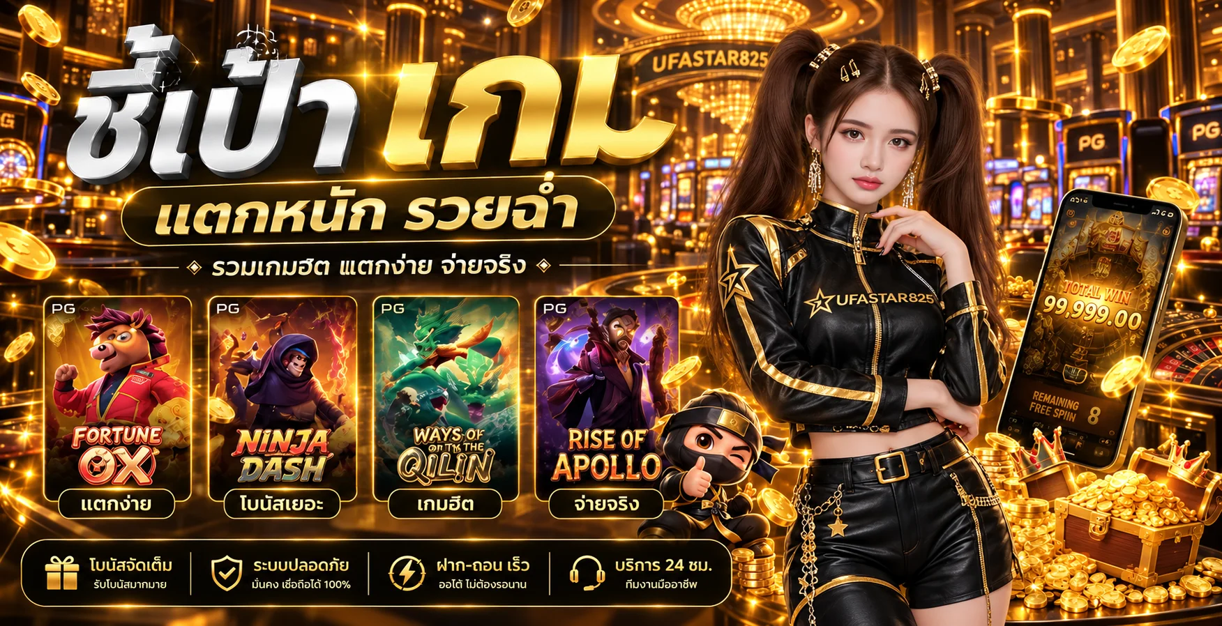 UFASTAR825 ทางเข้า คาสิโน สล็อต บาคาร่า และโปรโมชัน